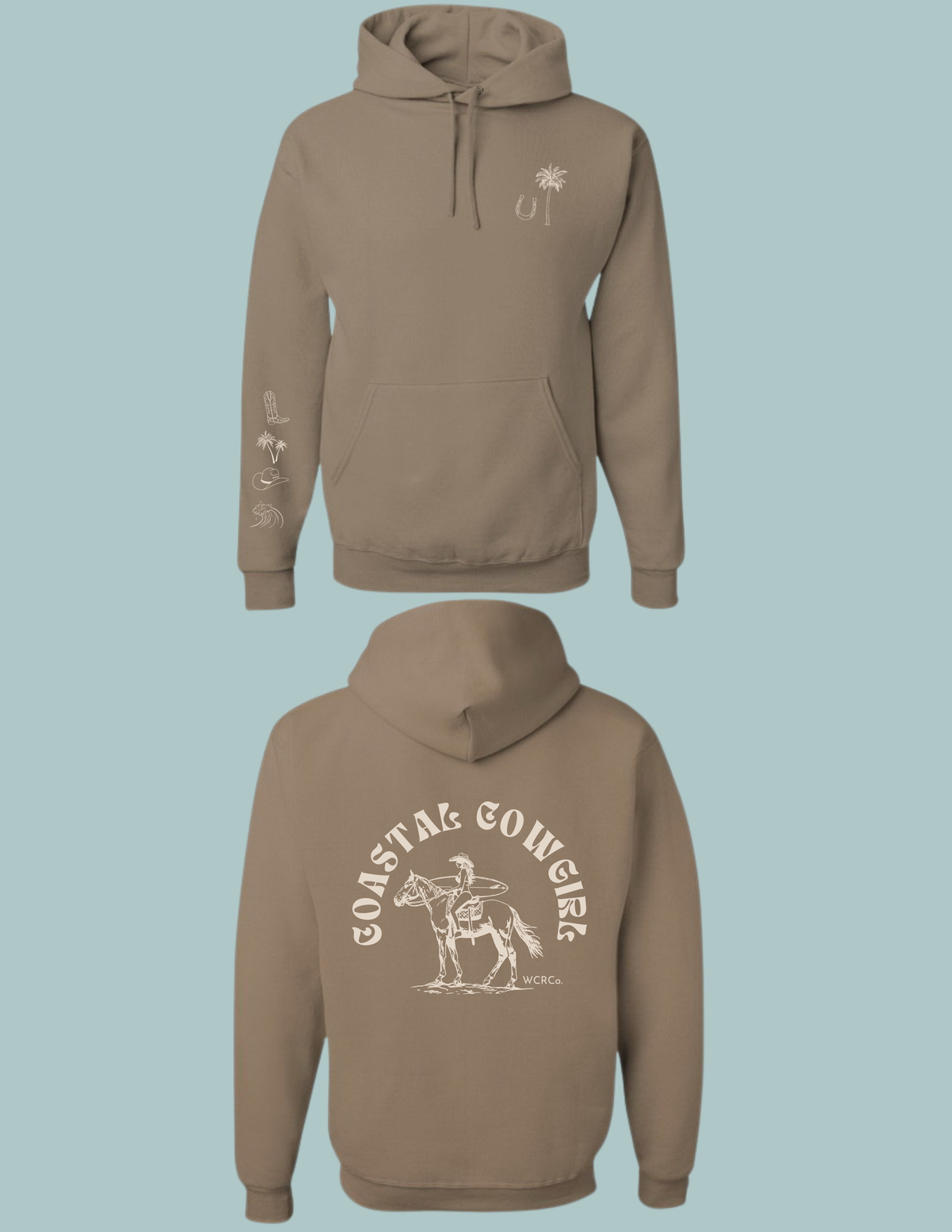 Coastal Cowgirl - Horseback - Tan