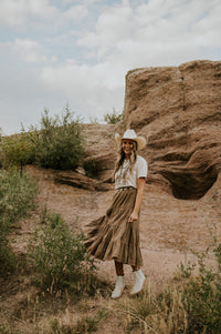Mocha Midi Skirt