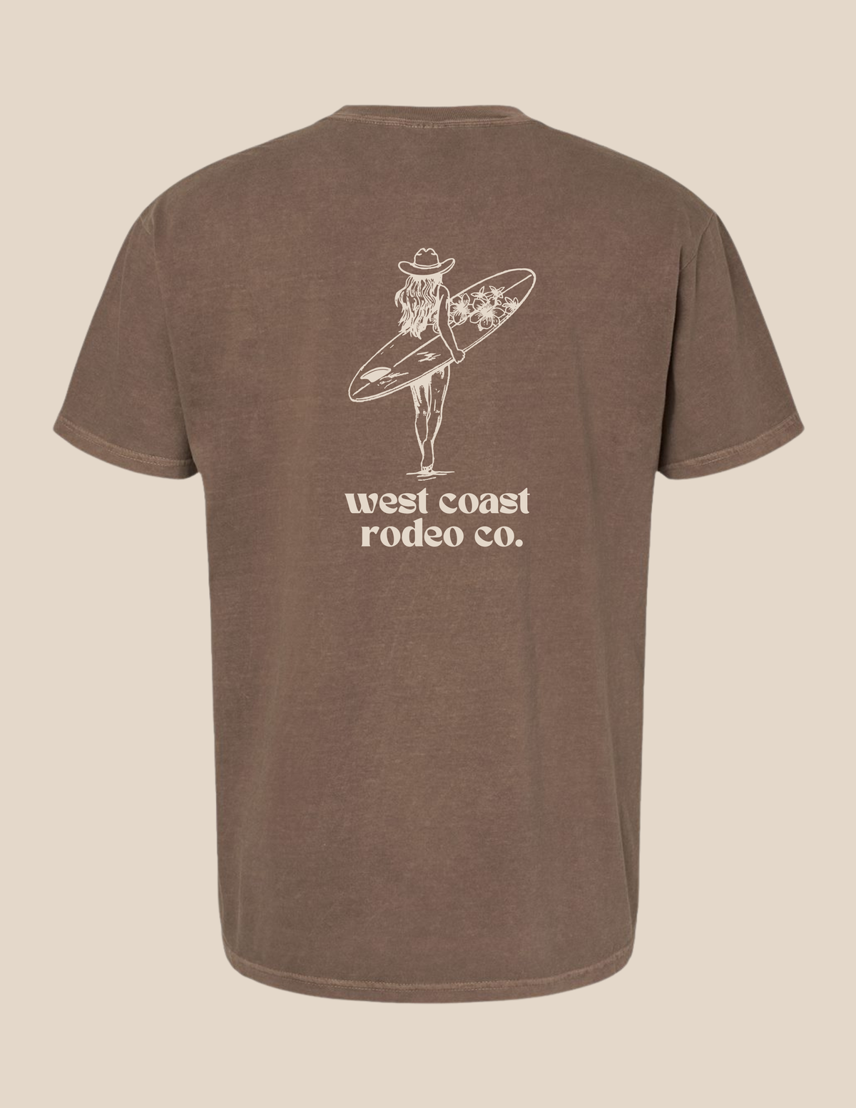 WCRCo. Surfer Girl Tee - Espresso