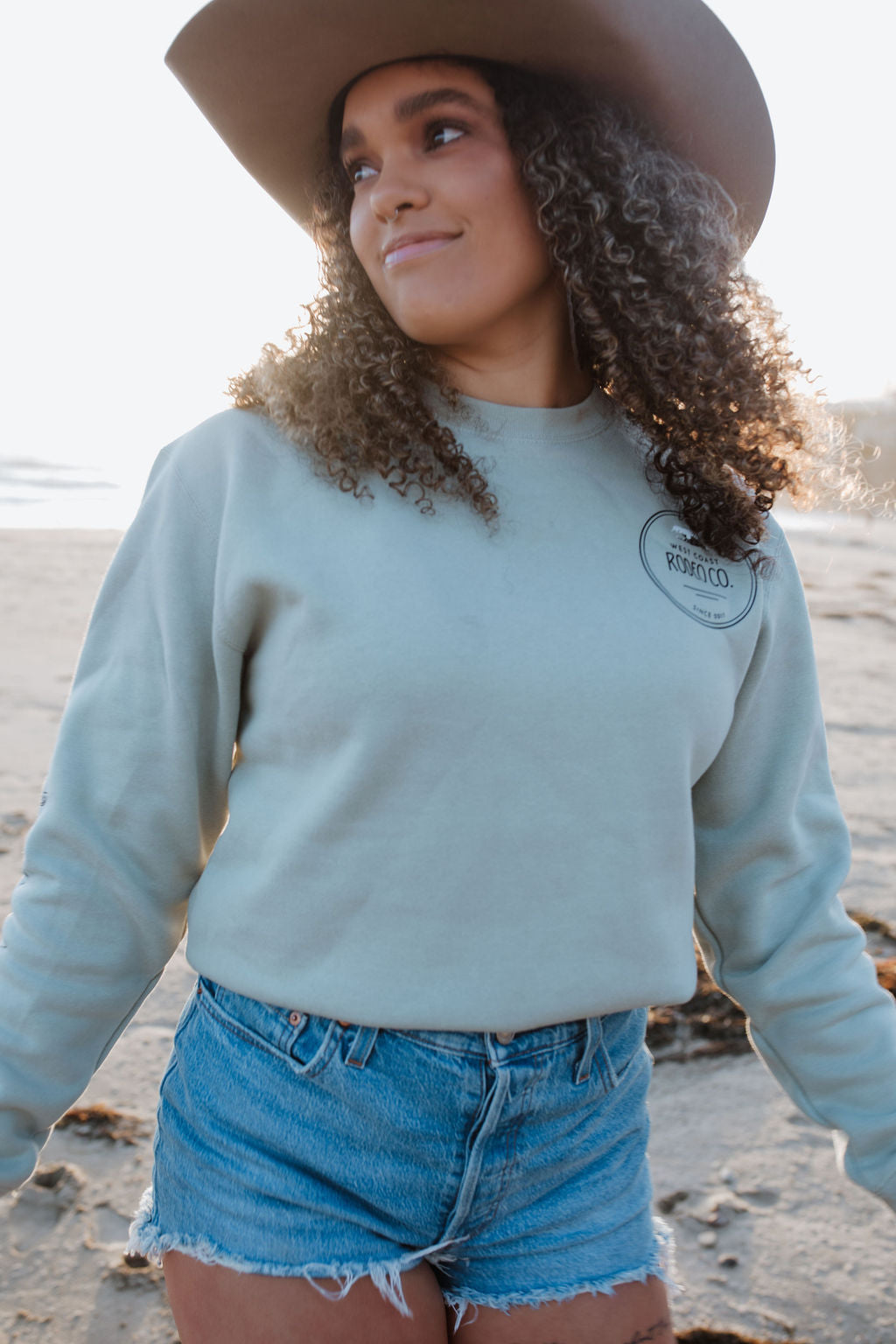 WCRCo. Logo Pullover - Seafoam