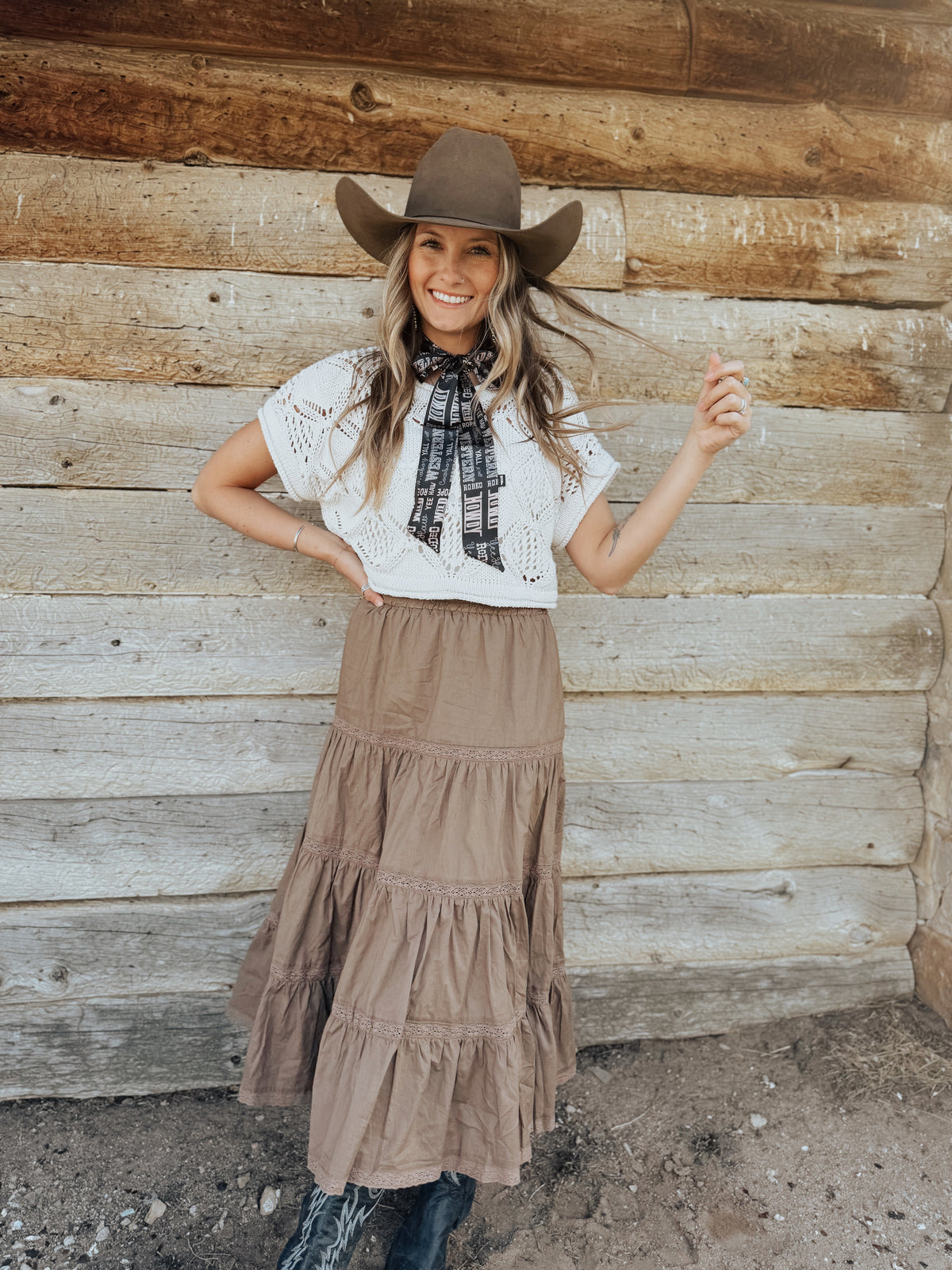 Crochet Short Sleeve Top