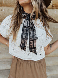 Crochet Short Sleeve Top