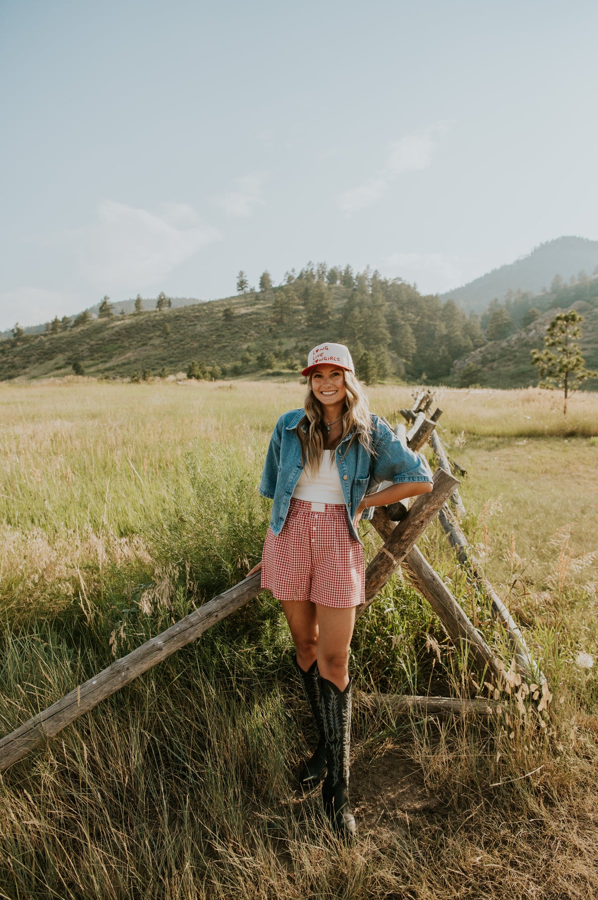 Cherry Gingham Shorts