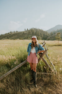 Cherry Gingham Shorts