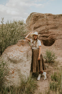 Mocha Midi Skirt