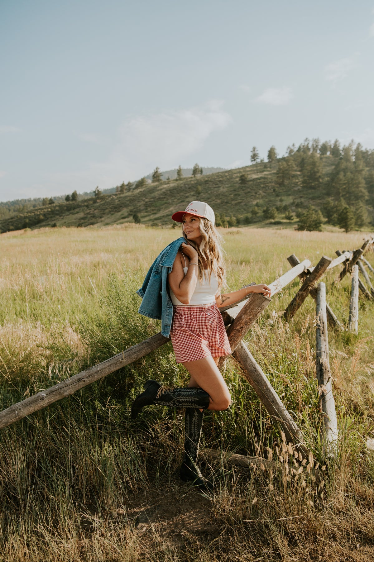 Cherry Gingham Shorts