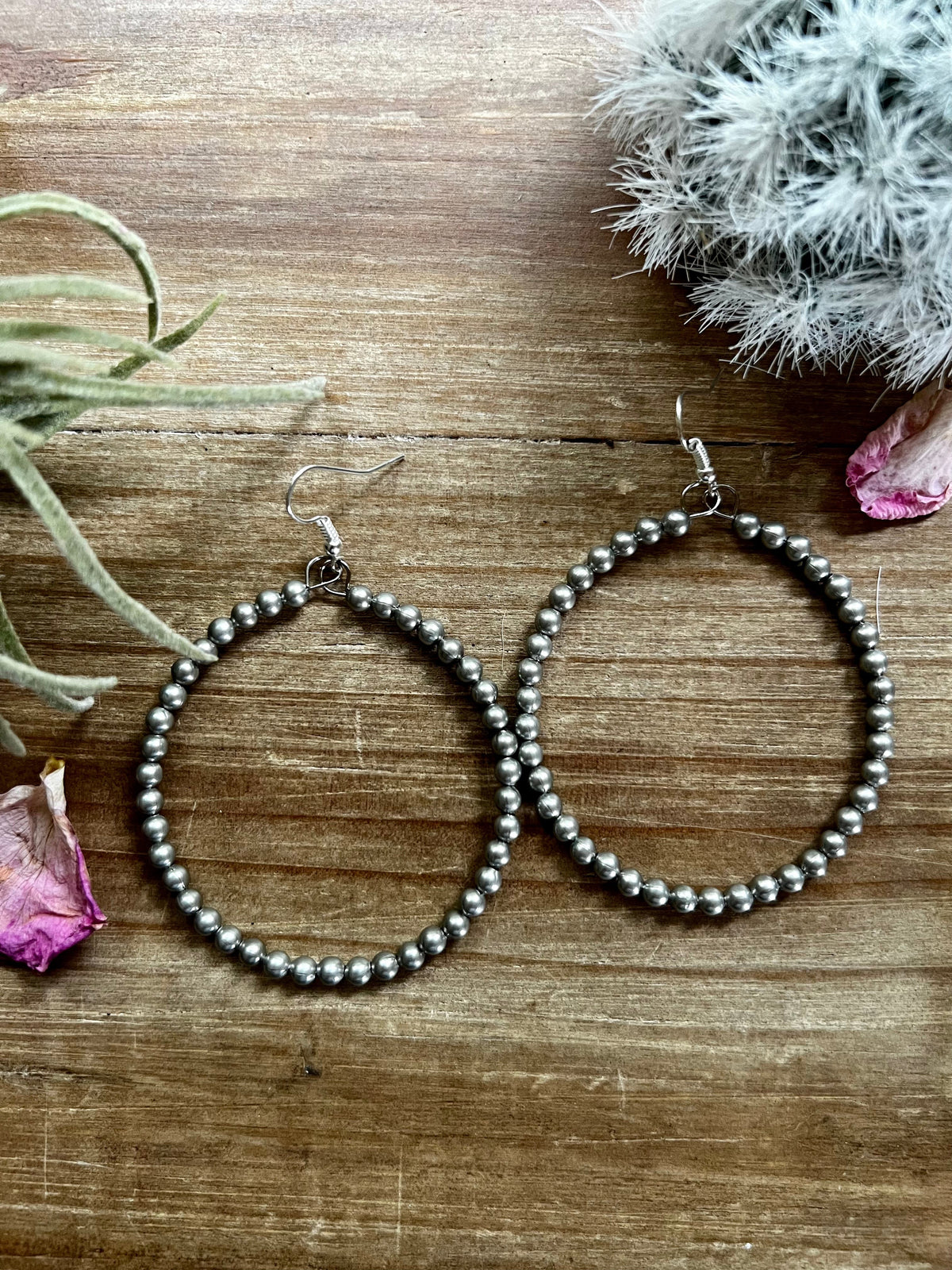 Silver Hoop Earrings