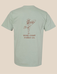 WCRCo. Surfer Girl Tee - Sage