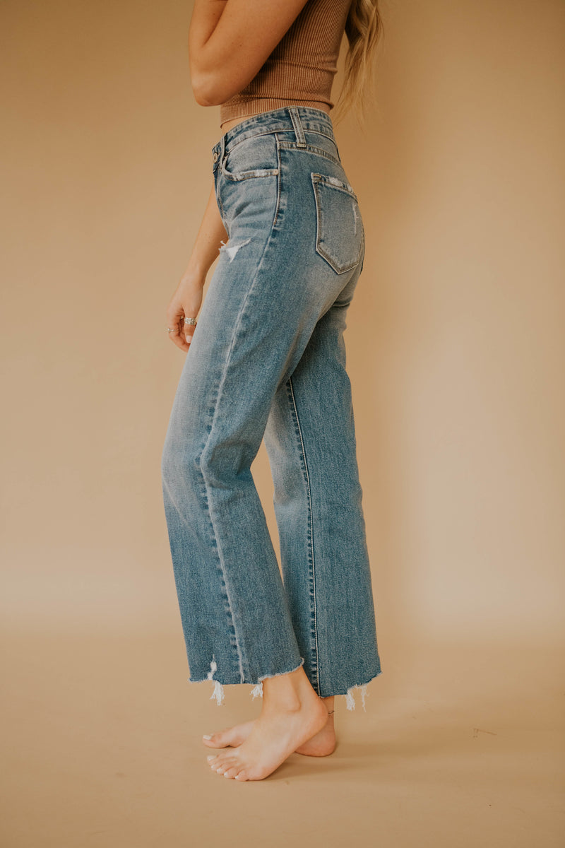 Wide Leg Crop Jeans (Size 24 & 25)