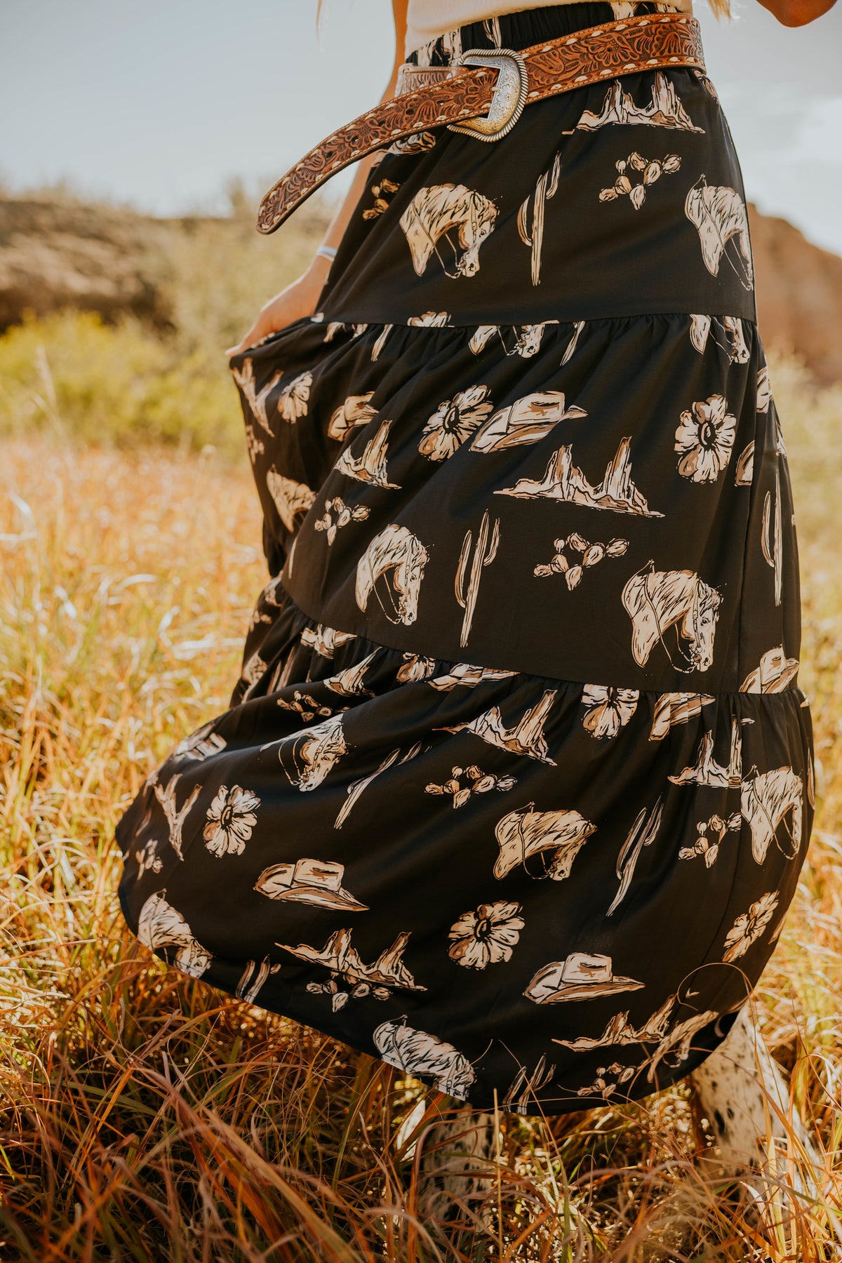 Cowgirl Maxi Skirt