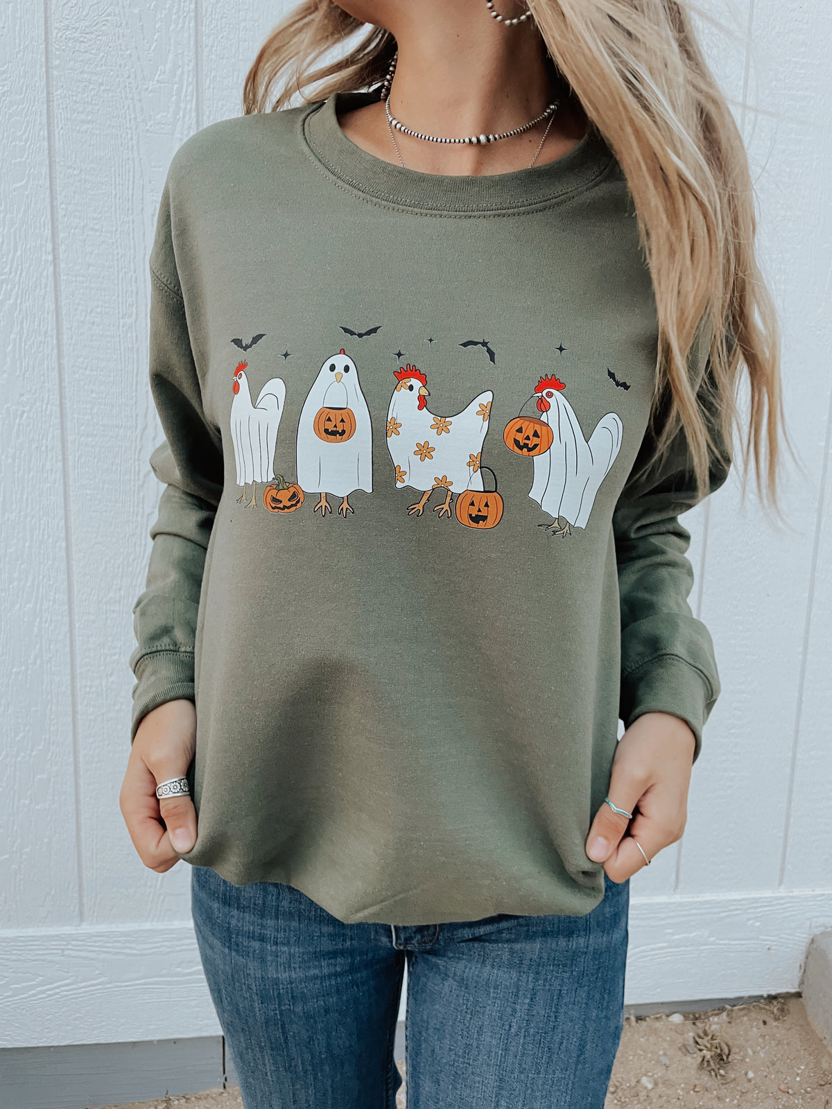 Spooky Chicken Sweatshirt