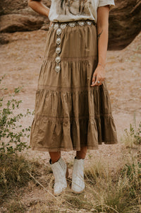 Mocha Midi Skirt