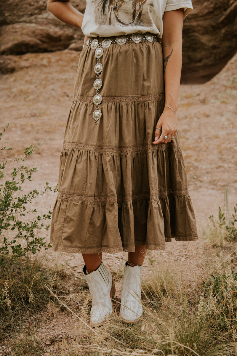 Mocha Midi Skirt