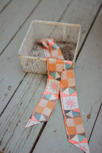 Vintage Patchwork Western Twilly Scarf