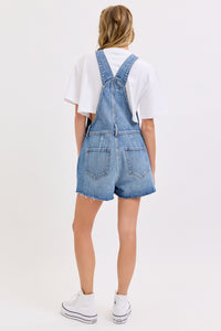 Denim Overall Shorts