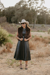 Espresso Fur Vest