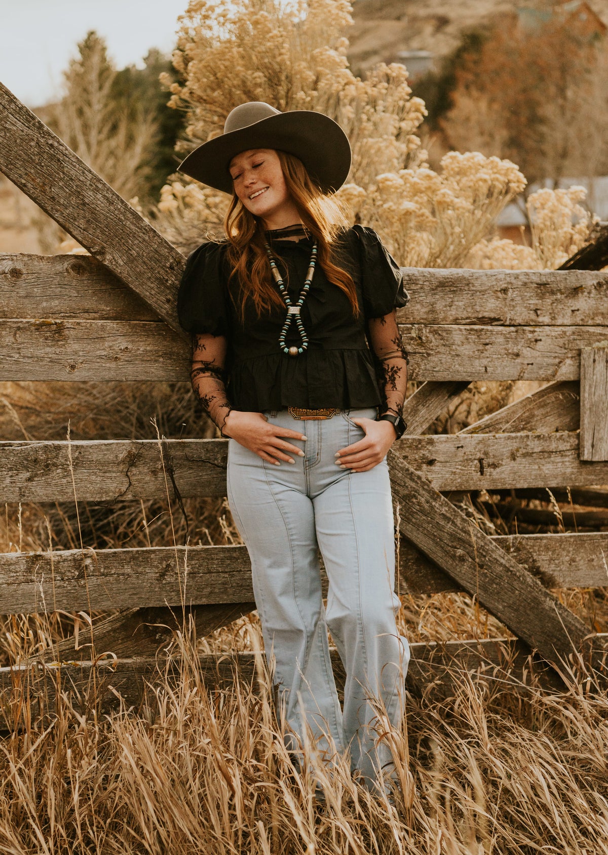 Black Bow Tie Top