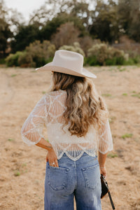 Beaded Sparkle Cape Blouse