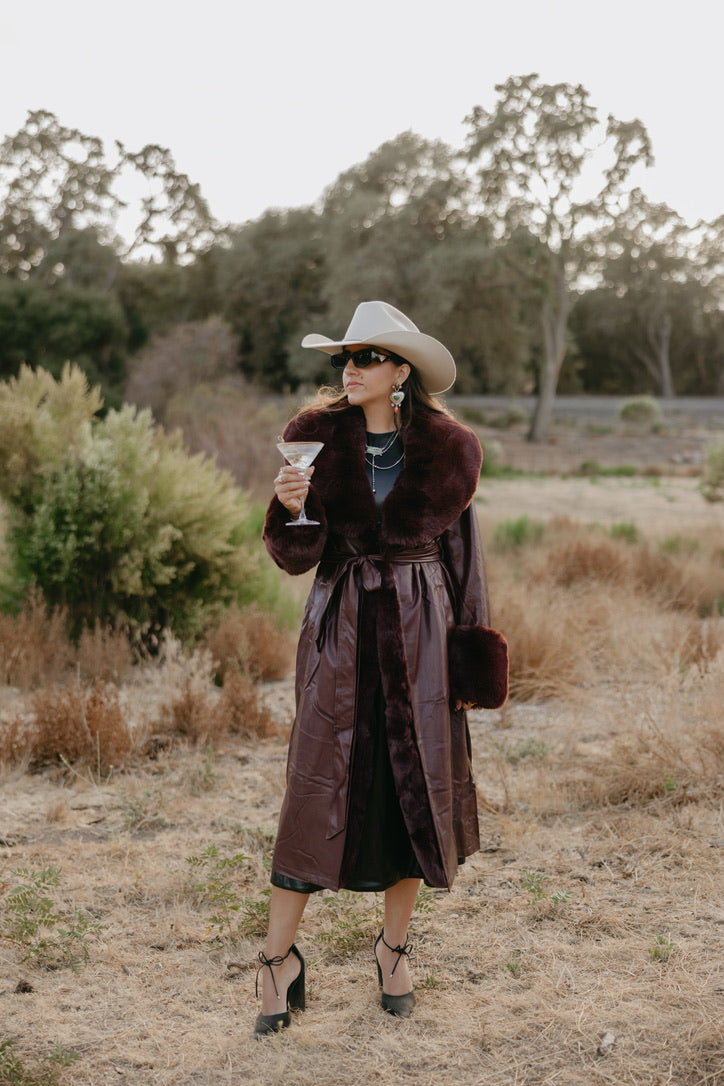Longline Fur Coat