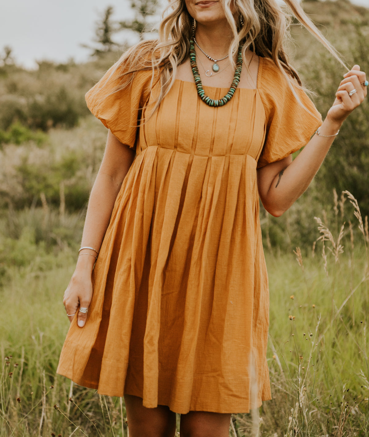 Camel Mini Dress