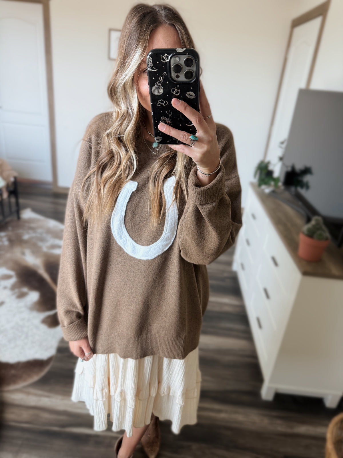 Horseshoe Pullover Sweater