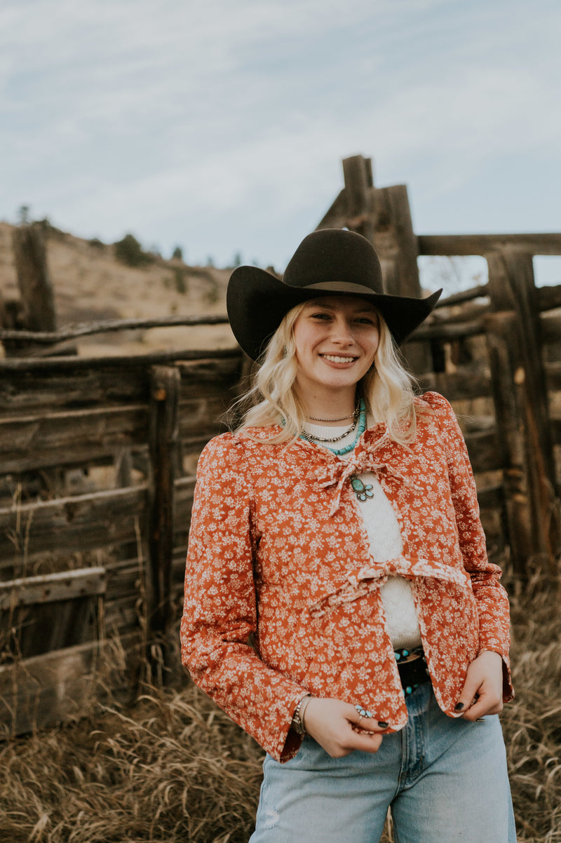 Quilted Bow Tie Jacket