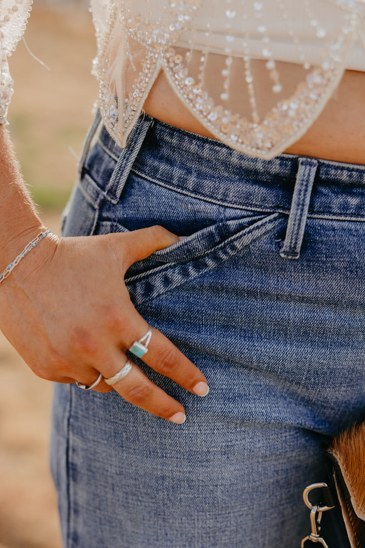 High Rise Wide Leg Jeans