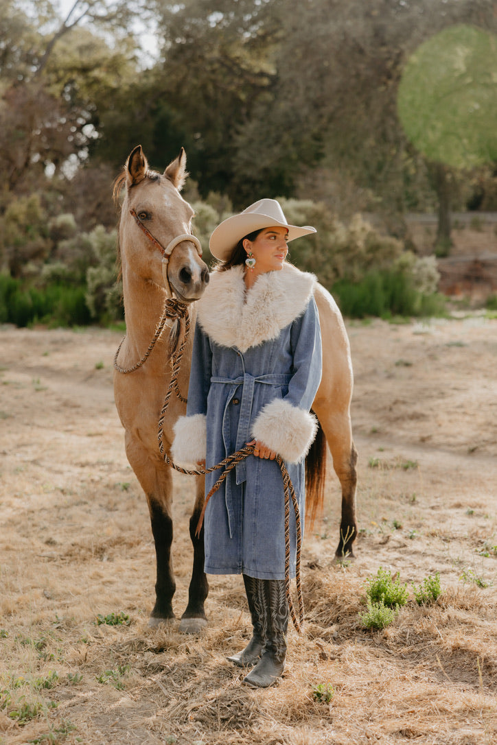 Denim Duster Coat