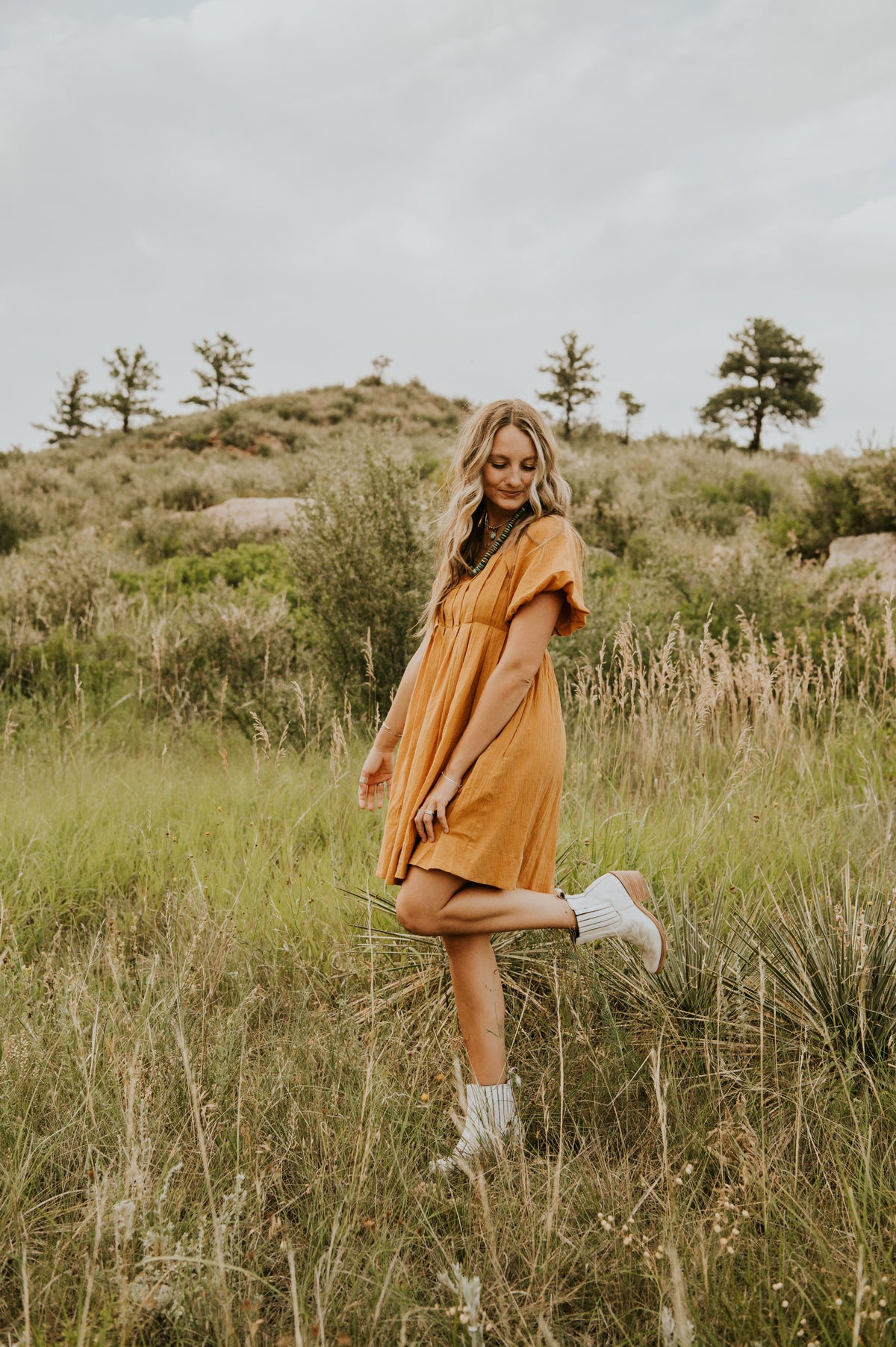 Camel Mini Dress