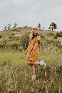 Camel Mini Dress