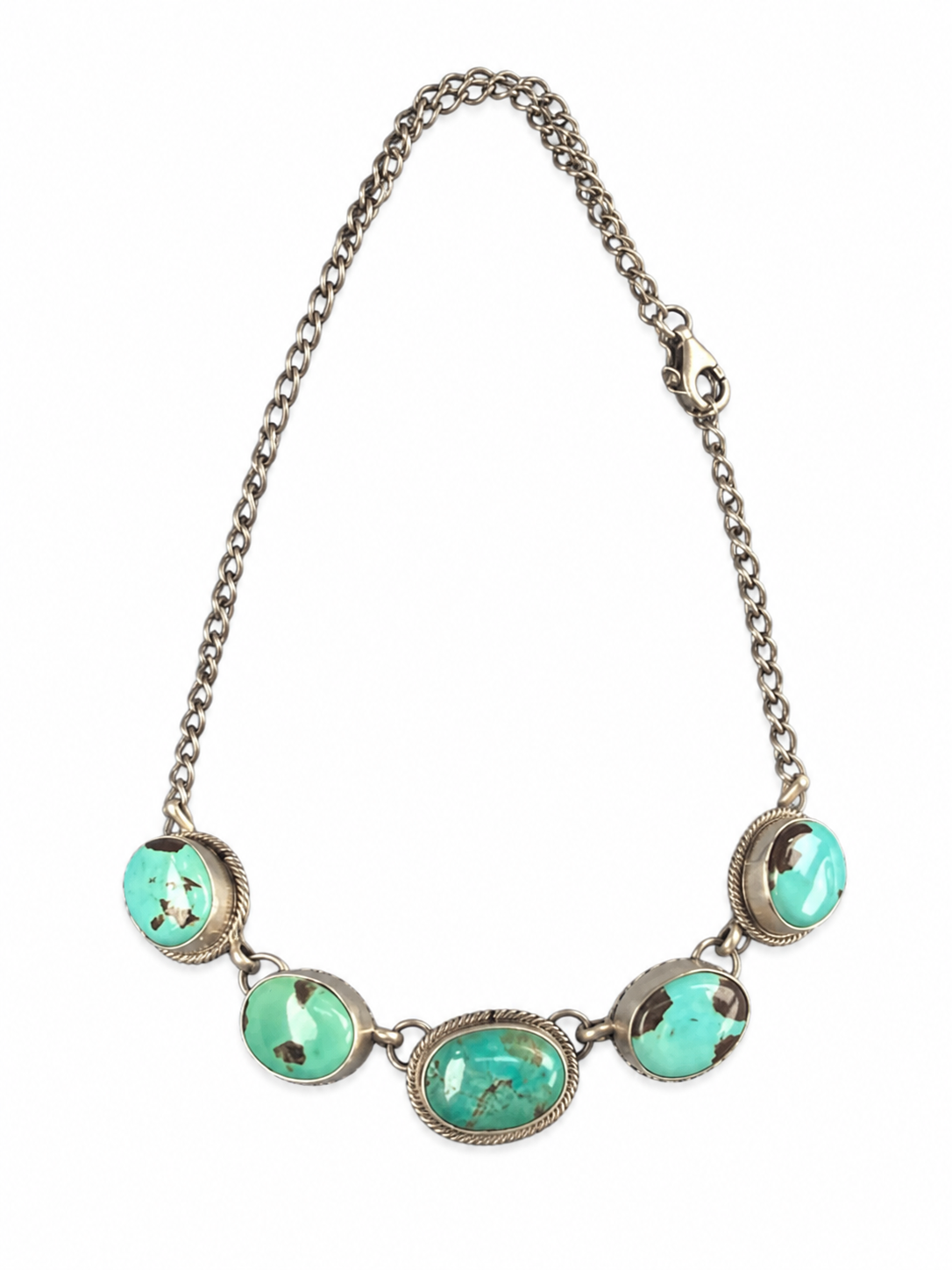 Five Stone Turquoise Choker