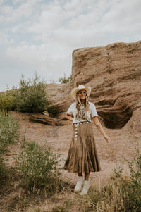 Mocha Midi Skirt