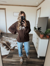 Howdy Embroidered Sweater