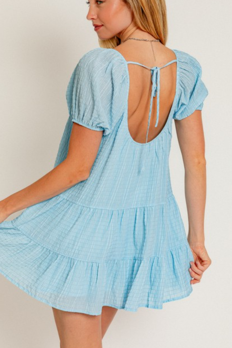 Baby blue sun dress clearance