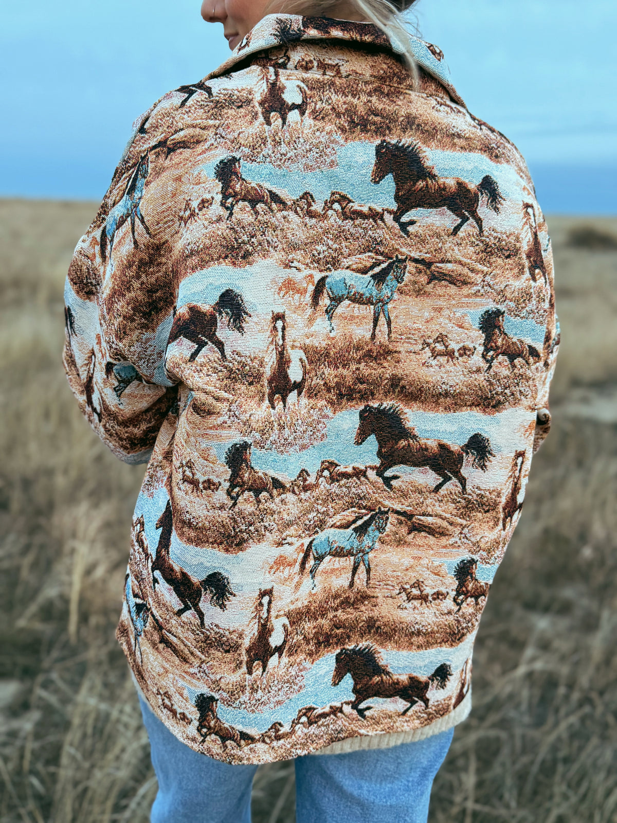 Jacquard Horse Jacket