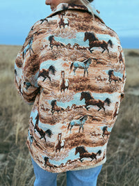 Jacquard Horse Jacket