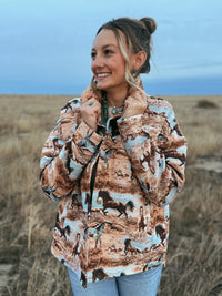 Jacquard Horse Jacket