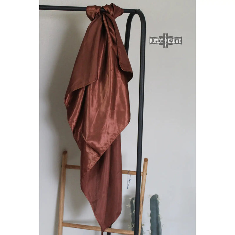 Chocolate Brown Wild Rag