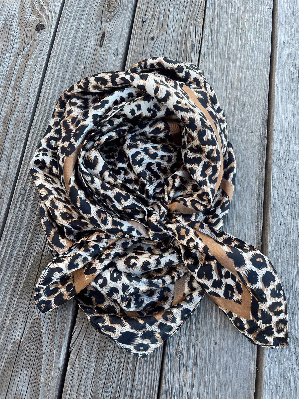 Leopard Print Wild Rag