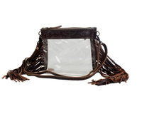 Clear Western Fringe Bag