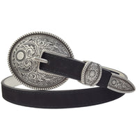 Black Suede Belt