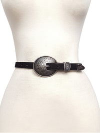 Black Suede Belt