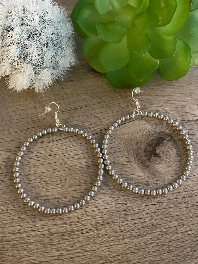 Silver Hoop Earrings